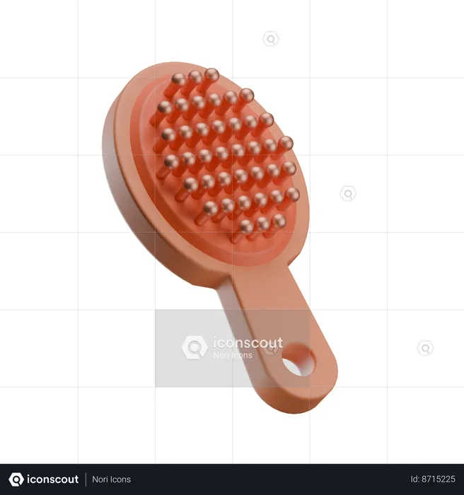 Hair Comb  3D Icon