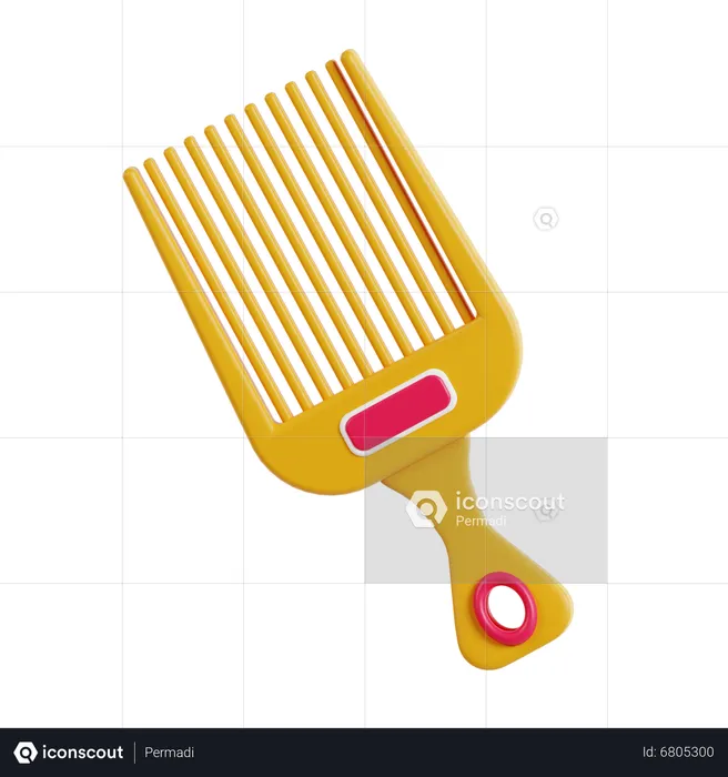 Hair Comb  3D Icon