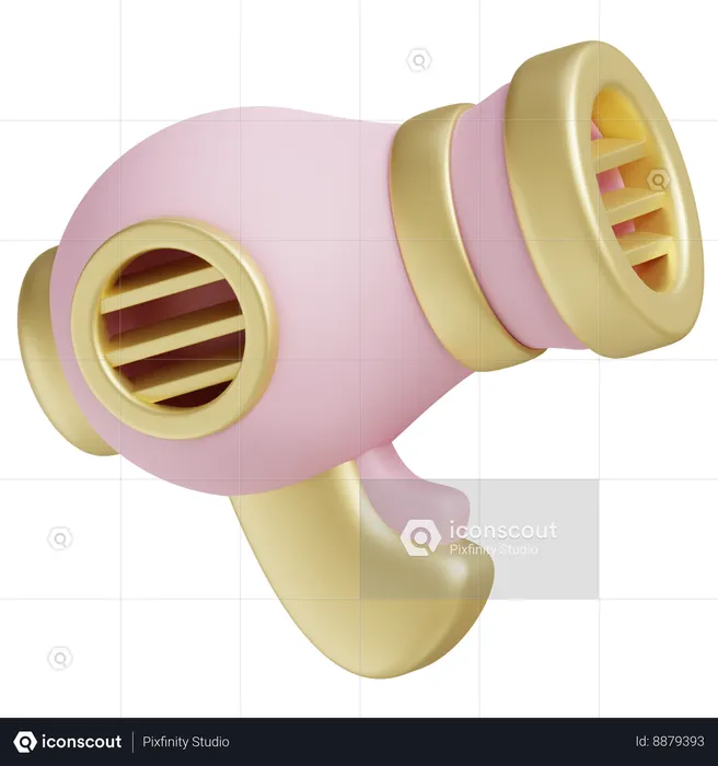 Hair Dryer  3D Icon