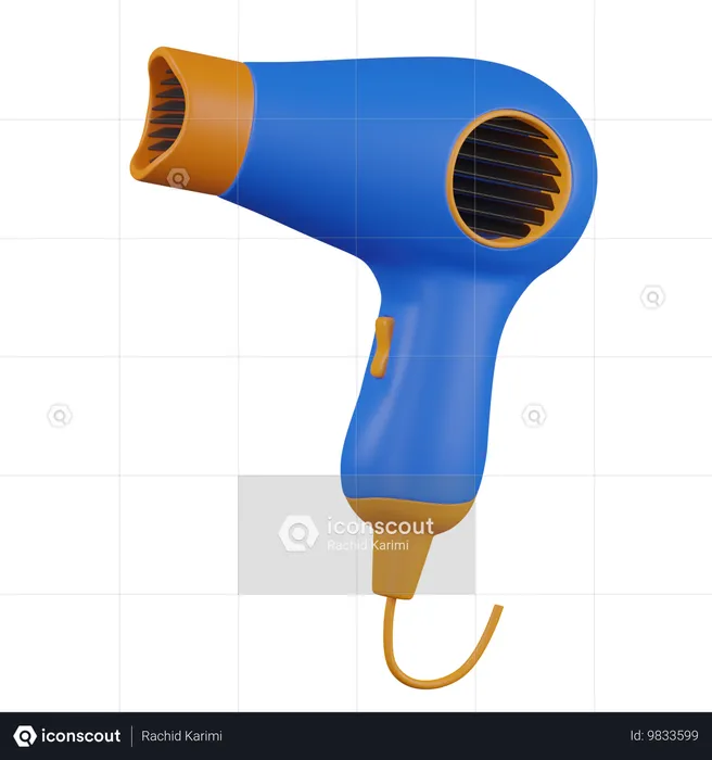 Hair dryer  3D Icon