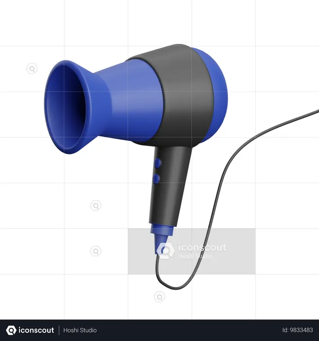 Hair dryer  3D Icon