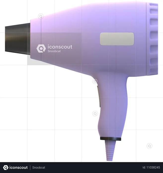 Hair Dryer  3D Icon