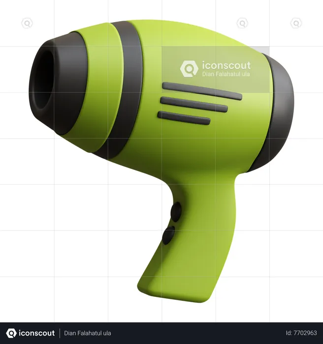 Hair Dryer  3D Icon