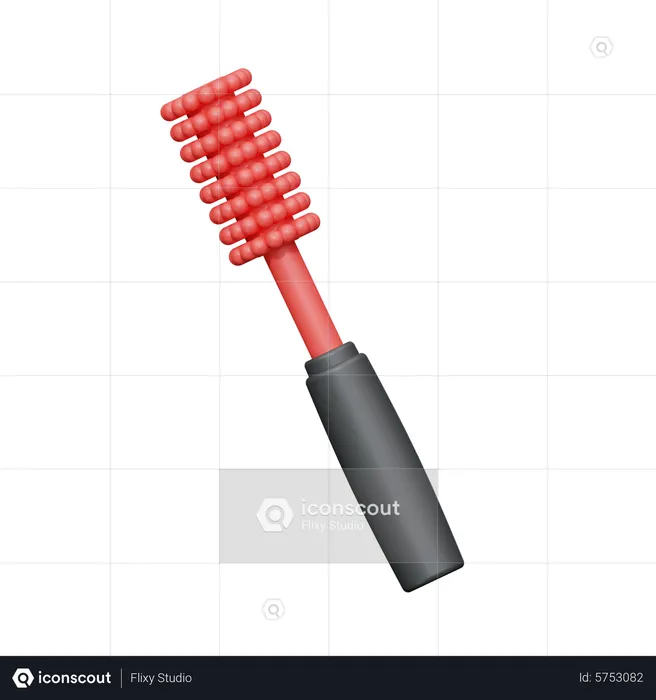 Hair Roller Brush  3D Icon
