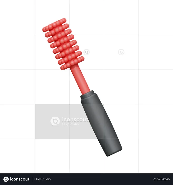 Hair roller brush  3D Icon