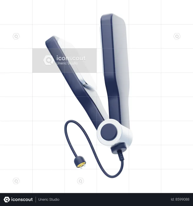 Hair Straightener  3D Icon