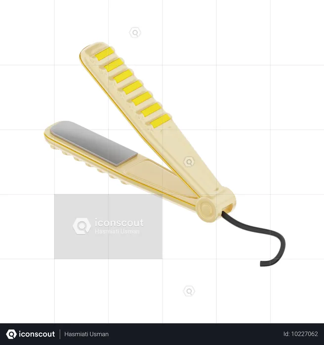 Hair Straightener  3D Icon