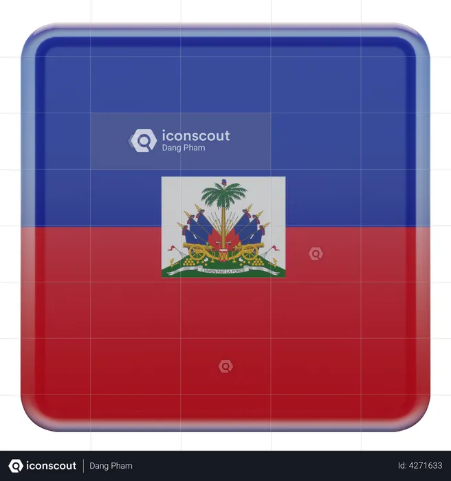 Haiti Flag Flag 3D Flag