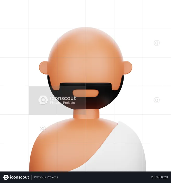 Hajj Man  3D Icon