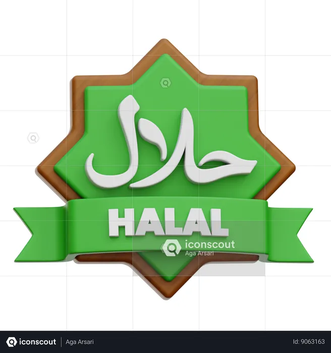 Halal-Gerichte  3D Icon