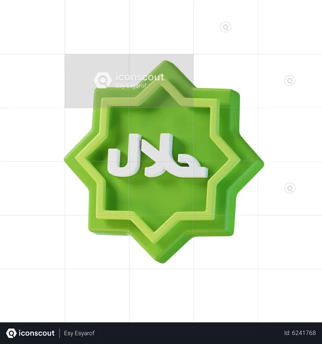 Halal  3D Icon