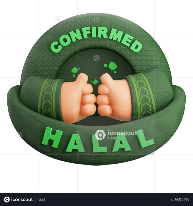 Halal  3D Icon