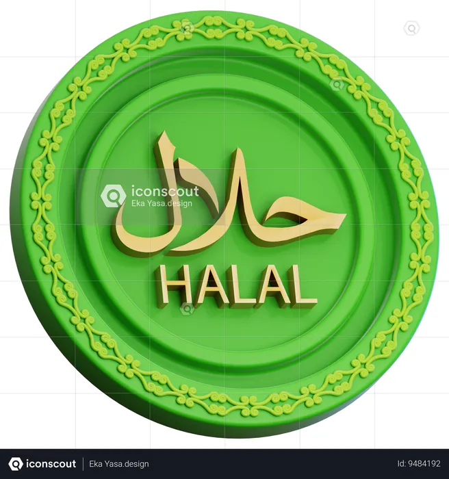 Halal  3D Icon