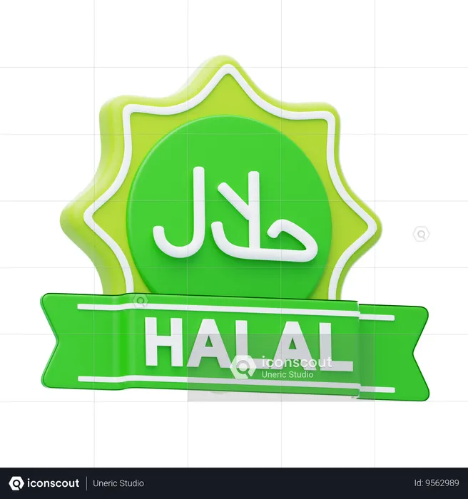 Halal  3D Icon