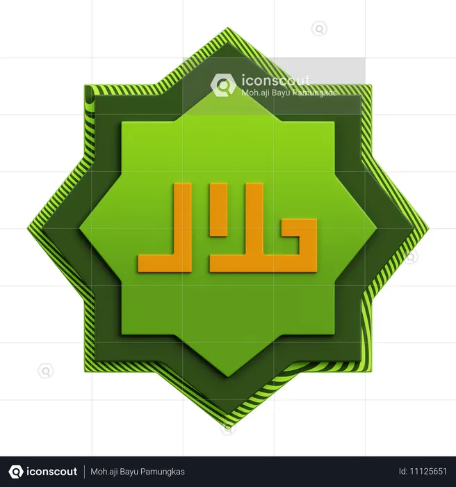 Halal  3D Icon