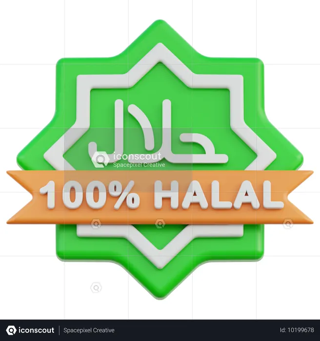 Halal  3D Icon