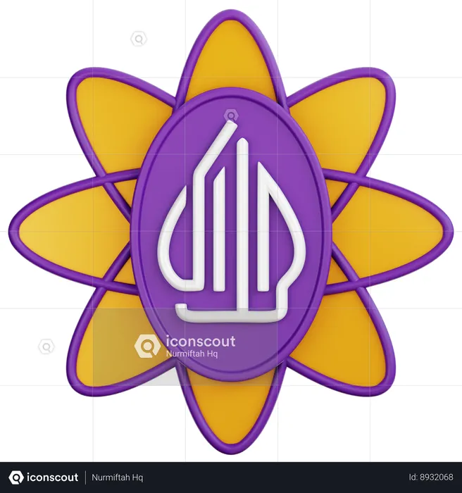 Halal Logo Badge Logo 3D Icon