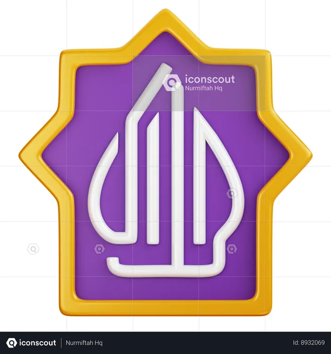 Halal Logo Badge Logo 3D Icon