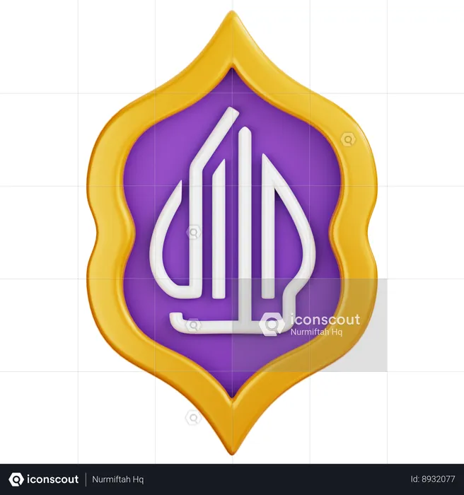 Halal Logo Badge Logo 3D Icon