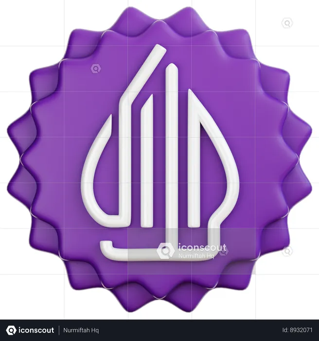 Halal Logo Badge Logo 3D Icon