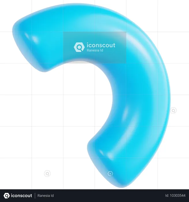Half Torus  3D Icon