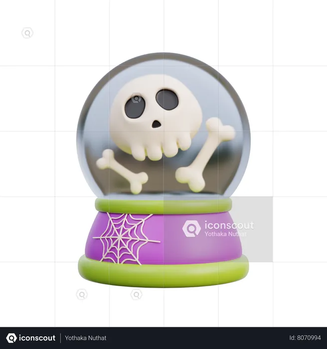Halloween Ball  3D Icon