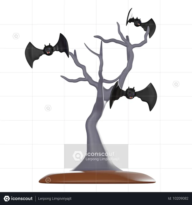 Halloween-Baum  3D Icon