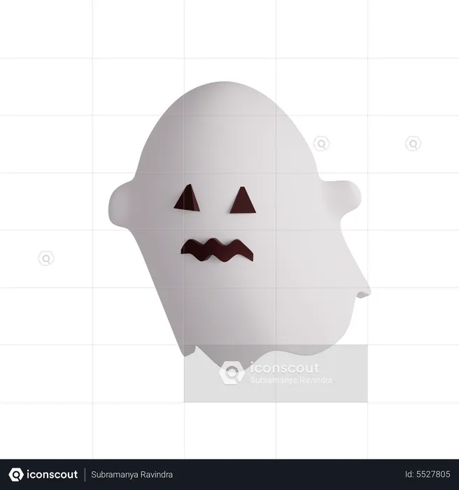 Halloween Boo  3D Icon