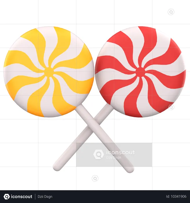 Halloween Candy  3D Icon