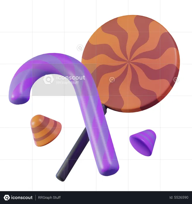 Halloween Candy  3D Icon