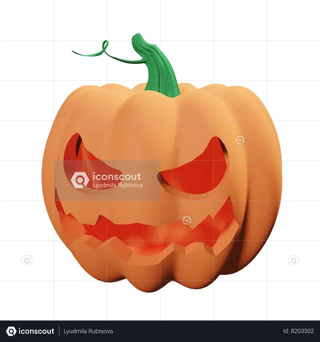 Citrouille d'Halloween  3D Icon