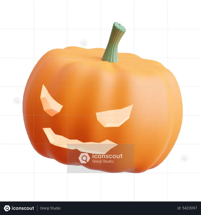 Citrouille d'Halloween  3D Icon