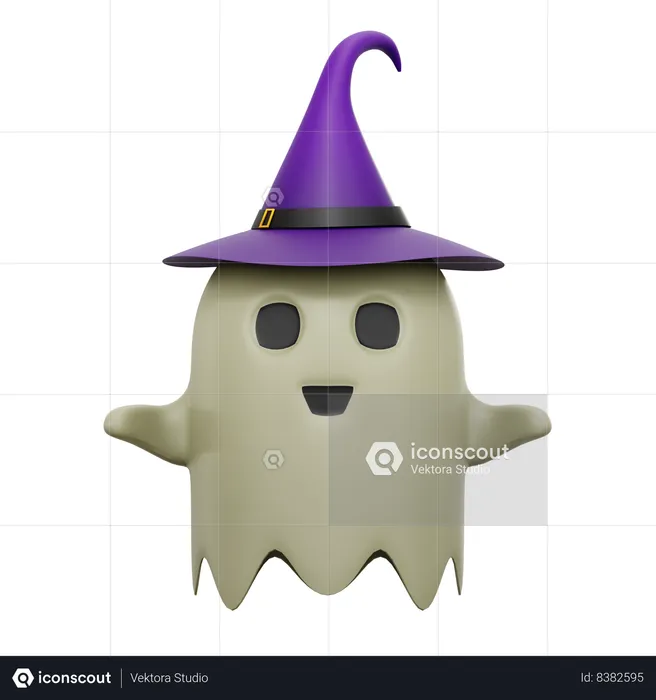 Fantasma de Halloween  3D Icon