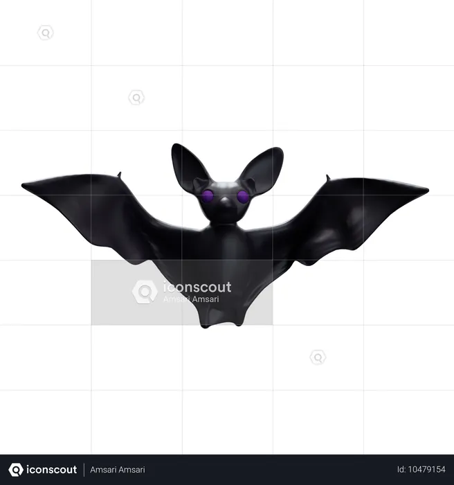 Halloween Fledermaus  3D Icon