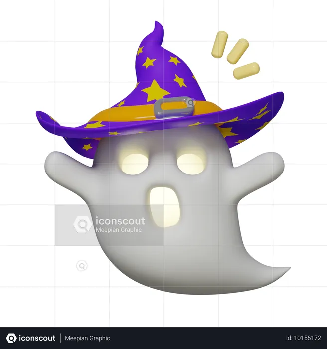 ハロウィンゴースト  3D Icon