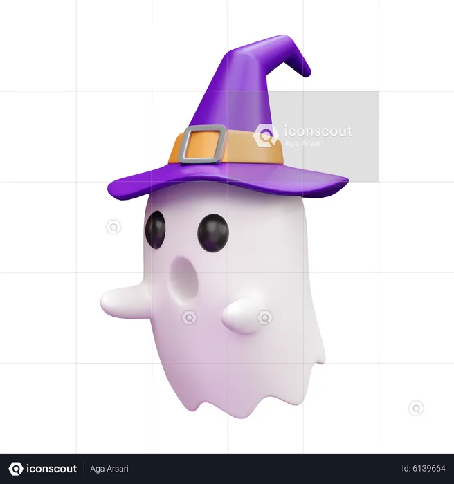 Halloween Ghost  3D Icon