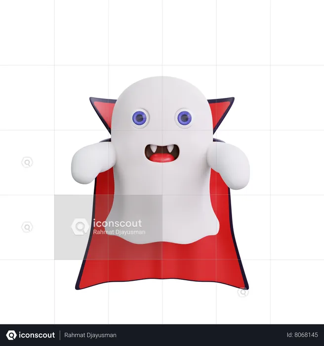 Halloween Ghost  3D Illustration