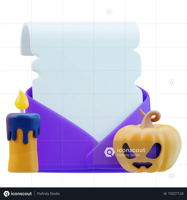 Halloween Invitation  3D Icon