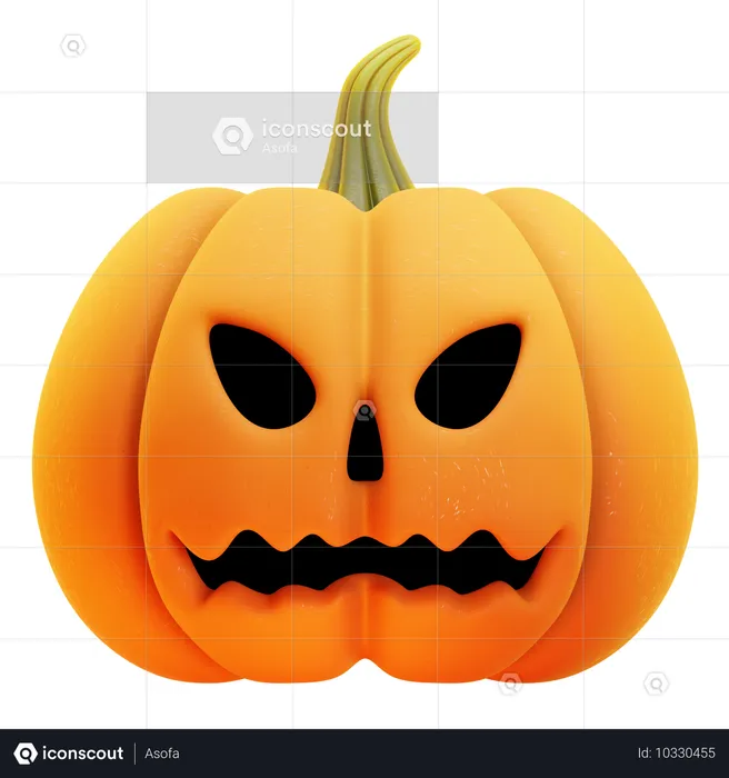 Halloween Kürbis  3D Icon