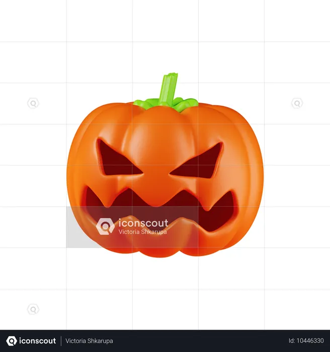 Halloween Kürbis  3D Icon