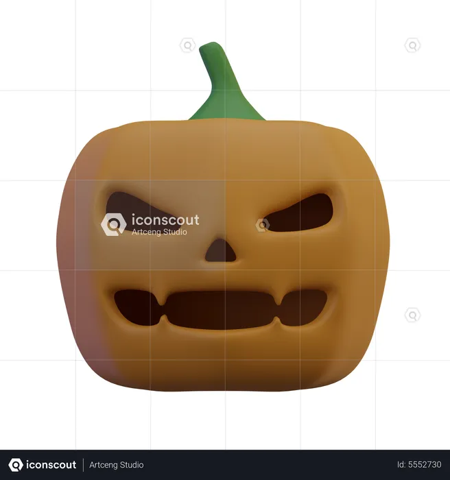 Halloween Kürbis  3D Icon