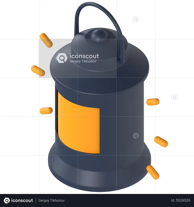 Halloween Lantern  3D Icon
