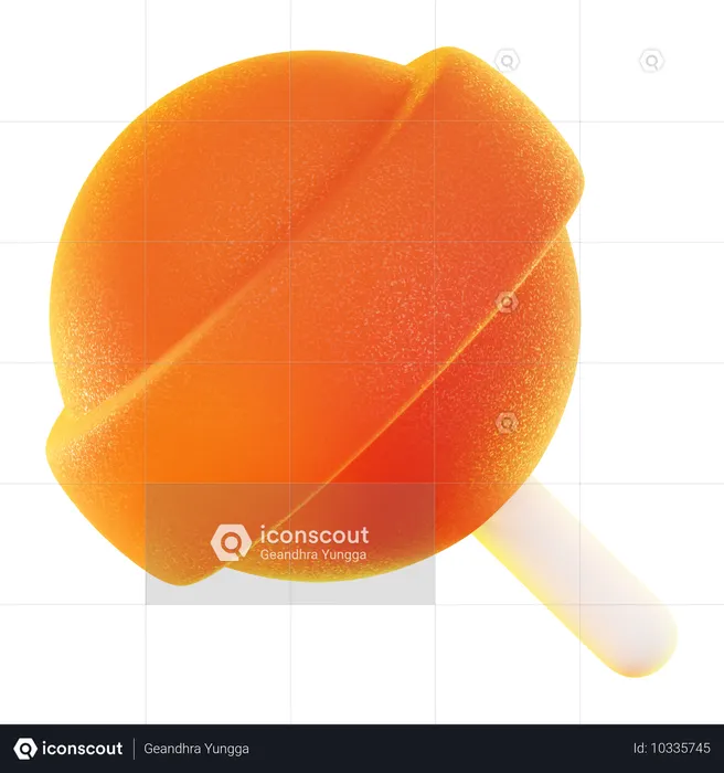 Halloween Lollipop  3D Icon