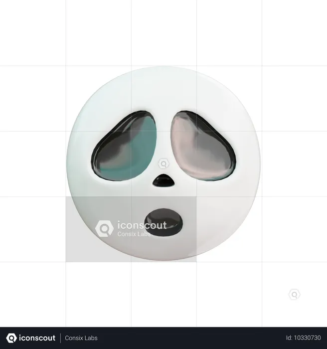 Halloween Mask emoji  3D Icon