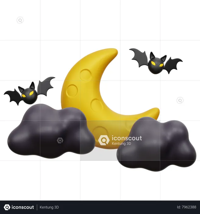 Halloween Night  3D Icon
