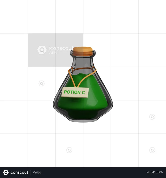 Halloween Potion  3D Icon