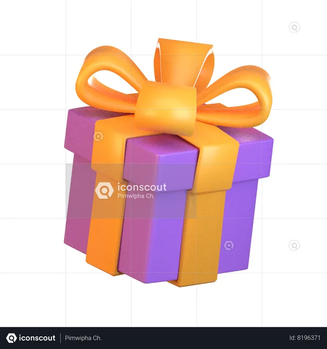 Halloween Present  3D Icon