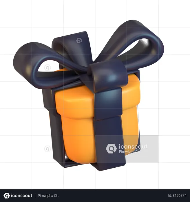 Halloween Present  3D Icon