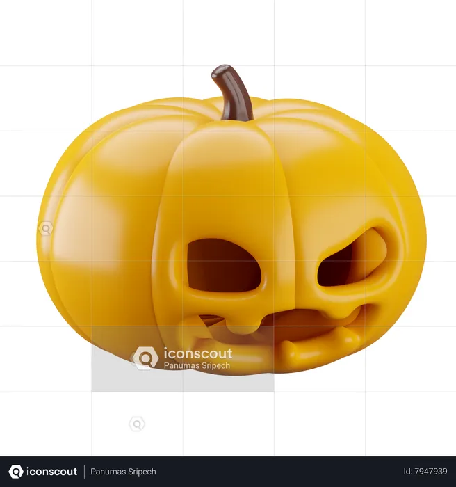 HALLOWEEN PUMPKIN  3D Icon