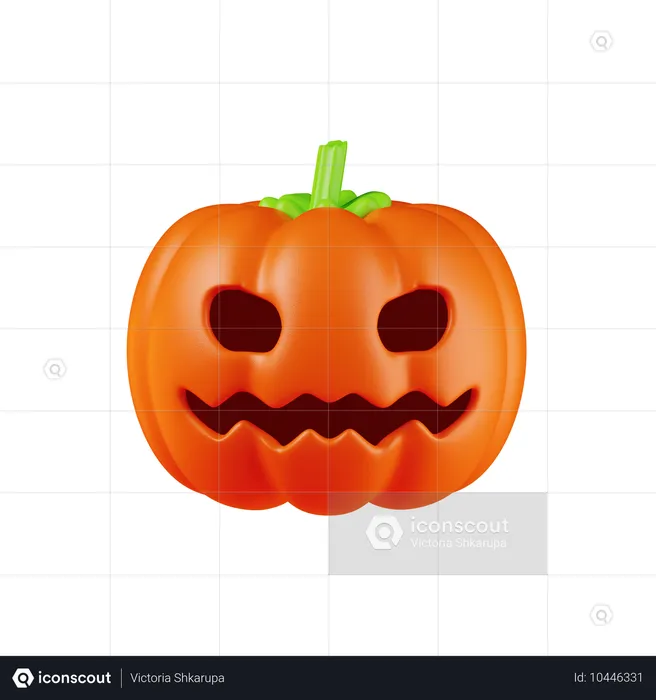 Halloween Pumpkin  3D Icon